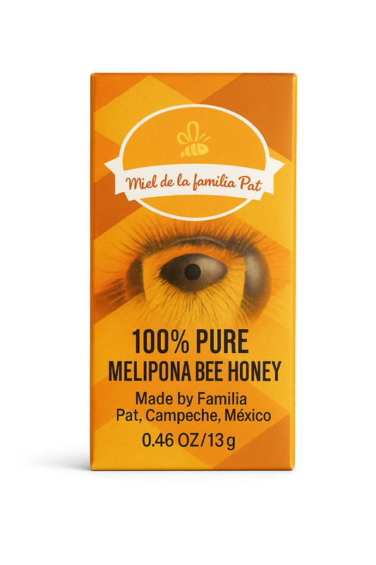 Melipona Honey Eye Drops, Made from 100% Pure Organic Melipona Honey, 13g